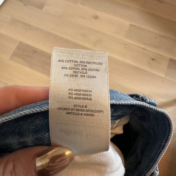 Wilfred Free Denim Mini Skirt Size 4 – Button Front Pockets Casual Classic - Picture 6 of 7